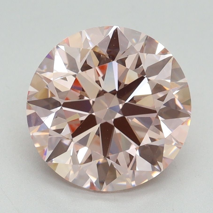 Loose Diamond - ROUND 3.24ct Fancy Intense Pink VS1: Loose Diamond - ROUND 3.24ct Fancy Intense Pink VS1 Source: This is a real non-mined Diamond that has been grown in a lab Shape: ROUND Carats: 3.24 Color: Fancy Intense Pink Certification: IGI Video: