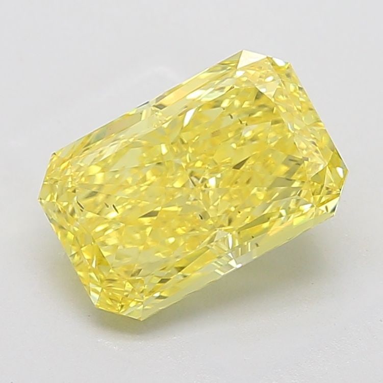 Loose Diamond - RADIANT 4.99ct Fancy Vivid Yellow SI1: Loose Diamond - RADIANT 4.99ct Fancy Vivid Yellow SI1 Source: This is a real non-mined Diamond that has been grown in a lab Shape: RADIANT Carats: 4.99 Color: Fancy Vivid Yellow Certification: IGI Vid