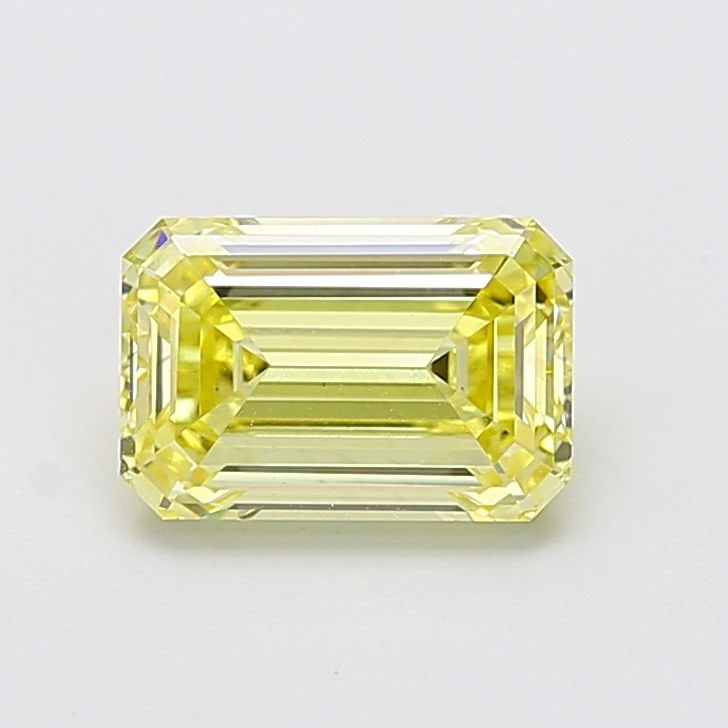 Loose Diamond - EMERALD 2.54ct Fancy Intense Yellow VS1: Loose Diamond - EMERALD 2.54ct Fancy Intense Yellow VS1 Source: This is a real non-mined Diamond that has been grown in a lab Shape: EMERALD Carats: 2.54 Color: Fancy Intense Yellow Certification: IGI
