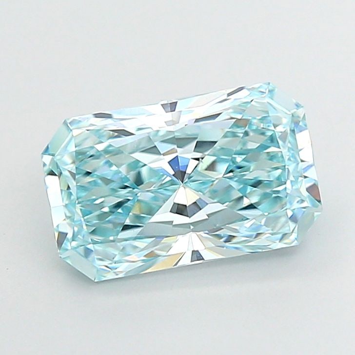 Loose Diamond - RADIANT 3.01ct Fancy Intense Blueish Green VS2: Loose Diamond - RADIANT 3.01ct Fancy Intense Blueish Green VS2 Source: This is a real non-mined Diamond that has been grown in a lab Shape: RADIANT Carats: 3.01 Color: Fancy Intense Blueish Green
