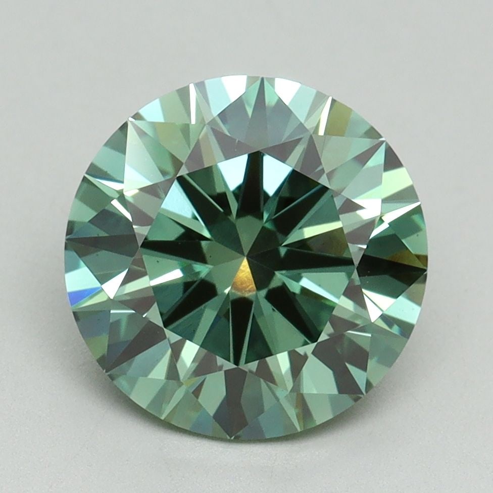 Ideal Loose Diamond - ROUND 3.16ct Fancy Vivid Green VS1: Ideal Loose Diamond - ROUND 3.16ct Fancy Vivid Green VS1 Source: This is a real non-mined Diamond that has been grown in a lab Shape: ROUND Carats: 3.16 Color: Fancy Vivid Green Certification: IGI Vid