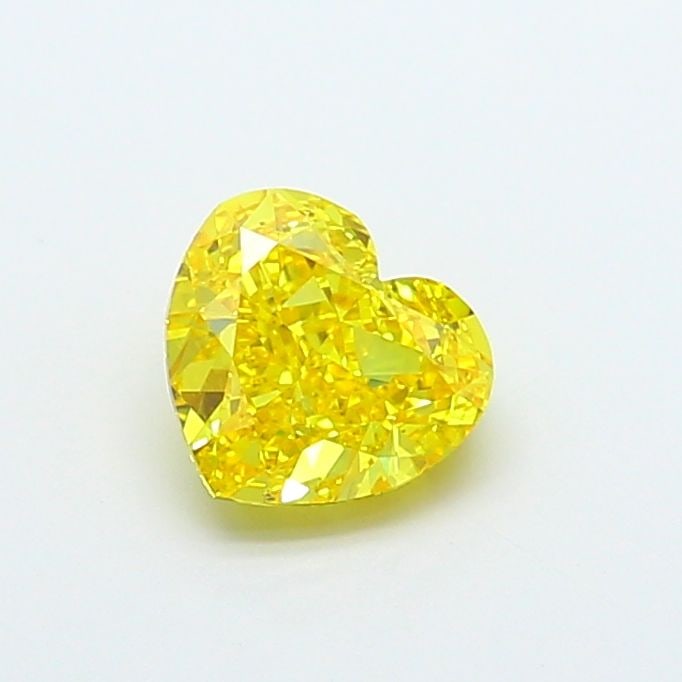 Loose Diamond - HEART 1.68ct Fancy Vivid Yellow VS2: Loose Diamond - HEART 1.68ct Fancy Vivid Yellow VS2 Source: This is a real non-mined Diamond that has been grown in a lab Shape: HEART Carats: 1.68 Color: Fancy Vivid Yellow Certification: IGI Video: