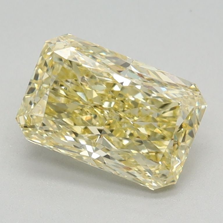 Loose Diamond - RADIANT 1.08ct Fancy Vivid Yellow VS1: Loose Diamond - RADIANT 1.08ct Fancy Vivid Yellow VS1 Source: This is a real non-mined Diamond that has been grown in a lab Shape: RADIANT Carats: 1.08 Color: Fancy Vivid Yellow Certification: IGI Vid