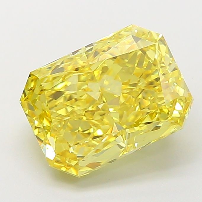 Loose Diamond - RADIANT 5.02ct Fancy Vivid Yellow VS2: Loose Diamond - RADIANT 5.02ct Fancy Vivid Yellow VS2 Source: This is a real non-mined Diamond that has been grown in a lab Shape: RADIANT Carats: 5.02 Color: Fancy Vivid Yellow Certification: IGI Vid