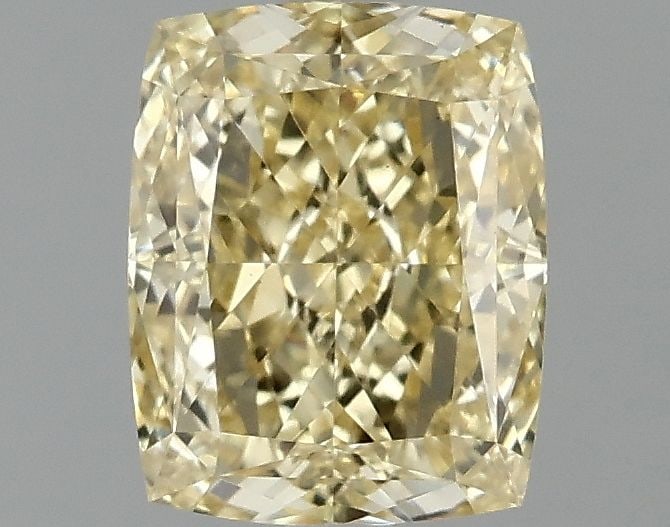 Loose Diamond - CUSHION MODIFIED 1.09ct Fancy Intense Yellow VS1: Loose Diamond - CUSHION MODIFIED 1.09ct Fancy Intense Yellow VS1 Source: This is a real non-mined Diamond that has been grown in a lab Shape: CUSHION MODIFIED Carats: 1.09 Color: Fancy Intense Yellow 