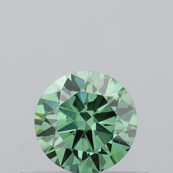 Loose Diamond - ROUND 0.33ct Fancy Vivid Green VS1: Loose Diamond - ROUND 0.33ct Fancy Vivid Green VS1 Source: This is a real non-mined Diamond that has been grown in a lab Shape: ROUND Carats: 0.33 Color: Fancy Vivid Green Certification: IGI Video: