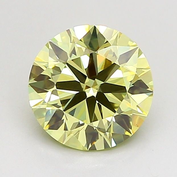 Ideal Loose Diamond - ROUND 1.52ct Fancy Yellow VS2: Ideal Loose Diamond - ROUND 1.52ct Fancy Yellow VS2 Source: This is a real non-mined Diamond that has been grown in a lab Shape: ROUND Carats: 1.52 Color: Fancy Yellow Certification: IGI Video: