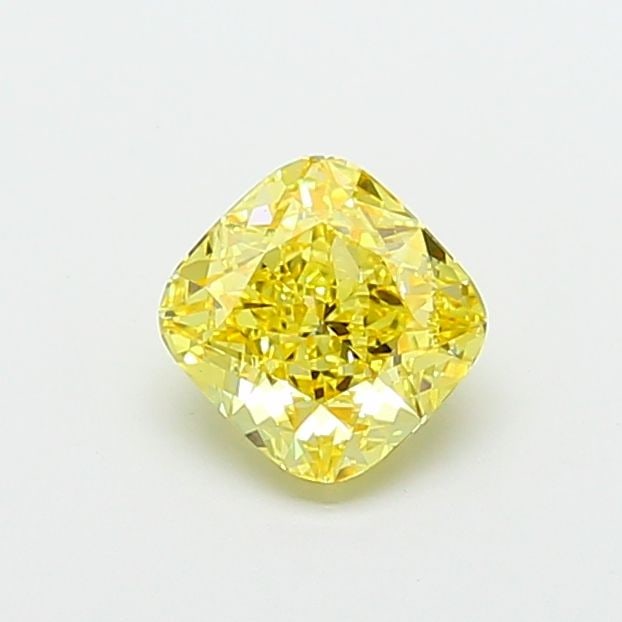 Loose Diamond - CUSHION MODIFIED 2.21ct Fancy Intense Yellow VS1: Loose Diamond - CUSHION MODIFIED 2.21ct Fancy Intense Yellow VS1 Source: This is a real non-mined Diamond that has been grown in a lab Shape: CUSHION MODIFIED Carats: 2.21 Color: Fancy Intense Yellow 
