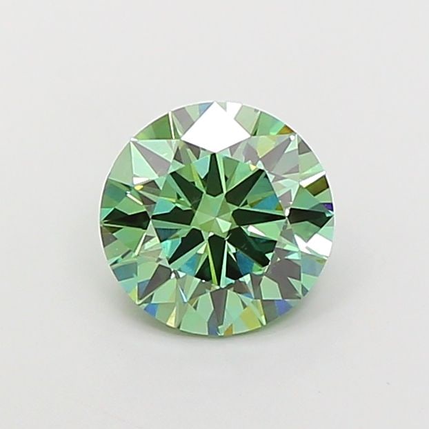 Loose Diamond - ROUND 3.01ct Fancy Vivid Green VS2: Loose Diamond - ROUND 3.01ct Fancy Vivid Green VS2 Source: This is a real non-mined Diamond that has been grown in a lab Shape: ROUND Carats: 3.01 Color: Fancy Vivid Green Certification: IGI The Diamo