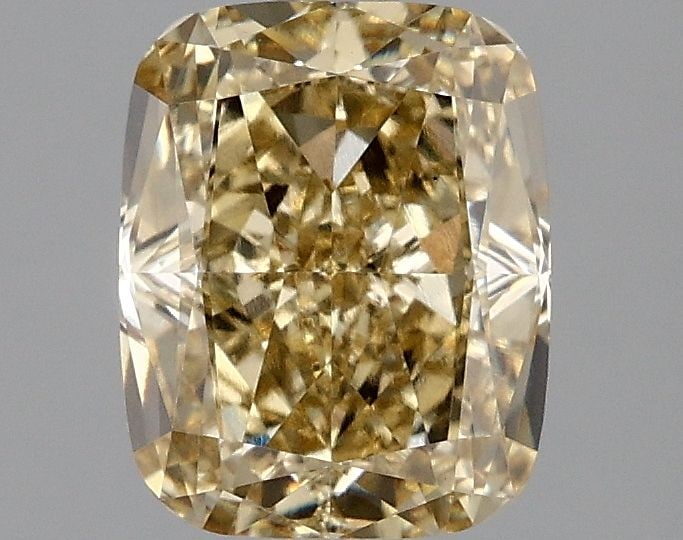 Loose Diamond - CUSHION MODIFIED 2.07ct Fancy Gray Yellow VS1 (1 of 1)