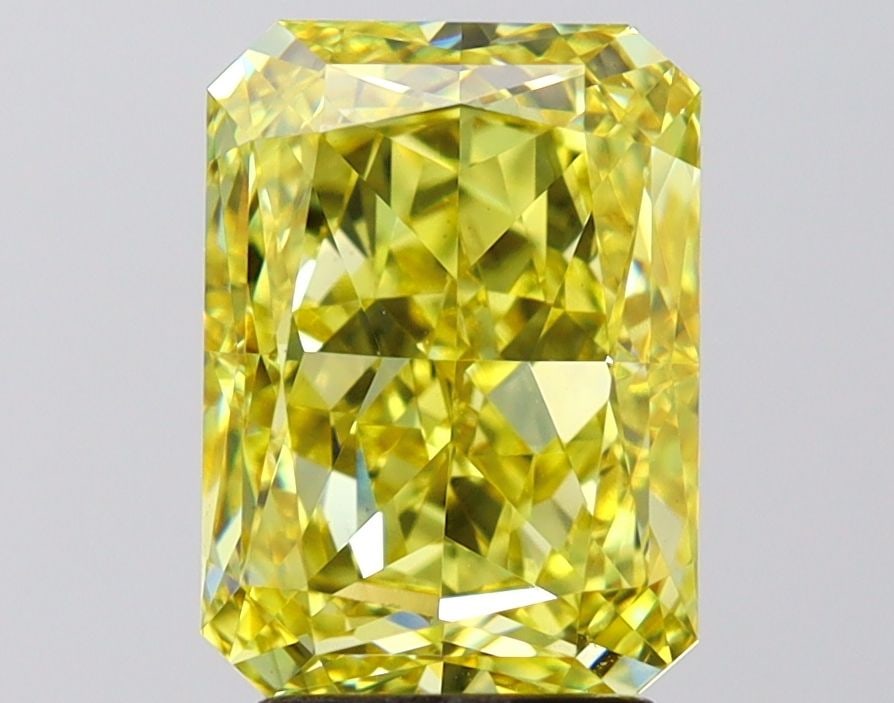Loose Diamond - RADIANT 4.0ct Fancy Intense Yellow VS1: Loose Diamond - RADIANT 4.0ct Fancy Intense Yellow VS1 Source: This is a real non-mined Diamond that has been grown in a lab Shape: RADIANT Carats: 4.0 Color: Fancy Intense Yellow Certification: IGI V