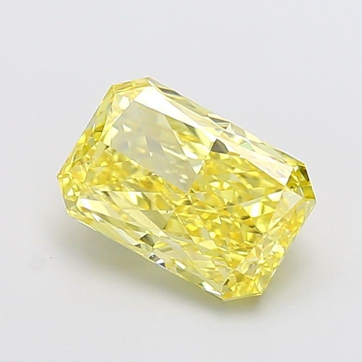 Loose Diamond - RADIANT 3.0ct Fancy Intense Yellow VS2: Loose Diamond - RADIANT 3.0ct Fancy Intense Yellow VS2 Source: This is a real non-mined Diamond that has been grown in a lab Shape: RADIANT Carats: 3.0 Color: Fancy Intense Yellow Certification: IGI V