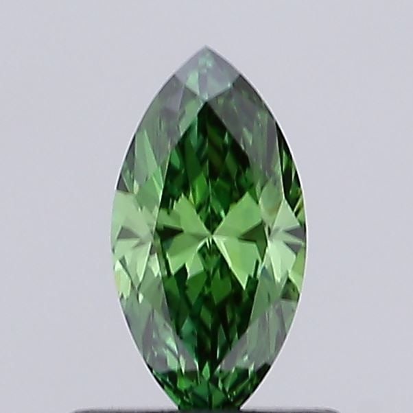 Loose Diamond - MARQUISE 0.32ct Fancy Vivid Green VS1: Loose Diamond - MARQUISE 0.32ct Fancy Vivid Green VS1 Source: This is a real non-mined Diamond that has been grown in a lab Shape: MARQUISE Carats: 0.32 Color: Fancy Vivid Green Certification: NONE Vi