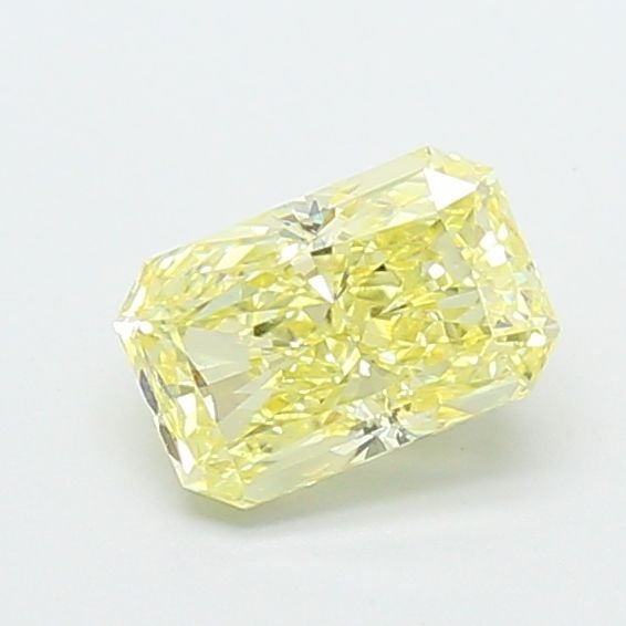 Loose Diamond - RADIANT 0.9ct Fancy Vivid Yellow VS1: Loose Diamond - RADIANT 0.9ct Fancy Vivid Yellow VS1 Source: This is a real non-mined Diamond that has been grown in a lab Shape: RADIANT Carats: 0.9 Color: Fancy Vivid Yellow Certification: NONE Vide