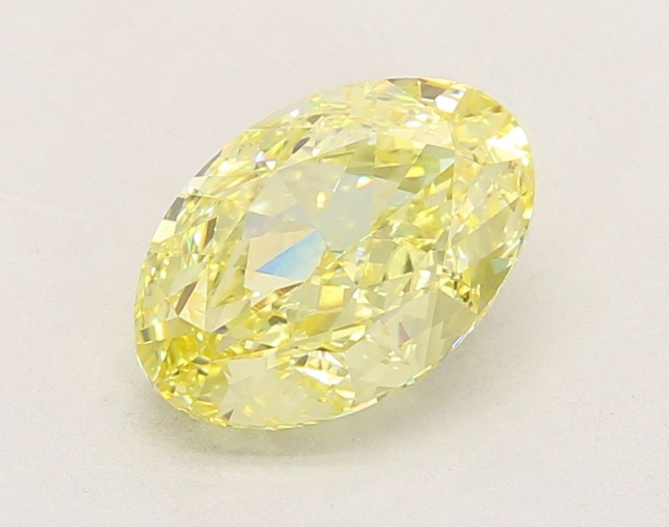 Loose Diamond - OVAL 2.91ct Fancy Intense Yellow VVS2: Loose Diamond - OVAL 2.91ct Fancy Intense Yellow VVS2 Source: This is a real non-mined Diamond that has been grown in a lab Shape: OVAL Carats: 2.91 Color: Fancy Intense Yellow Certification: IGI Vide