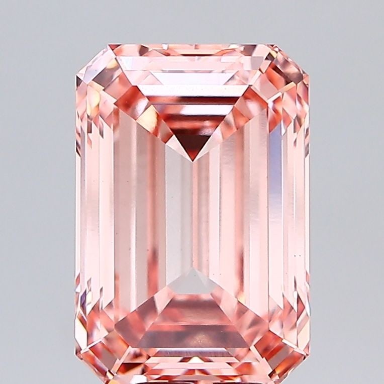 Loose Diamond - EMERALD 7.04ct Fancy Intense Pink VS1: Loose Diamond - EMERALD 7.04ct Fancy Intense Pink VS1 Source: This is a real non-mined Diamond that has been grown in a lab Shape: EMERALD Carats: 7.04 Color: Fancy Intense Pink Certification: IGI Vid