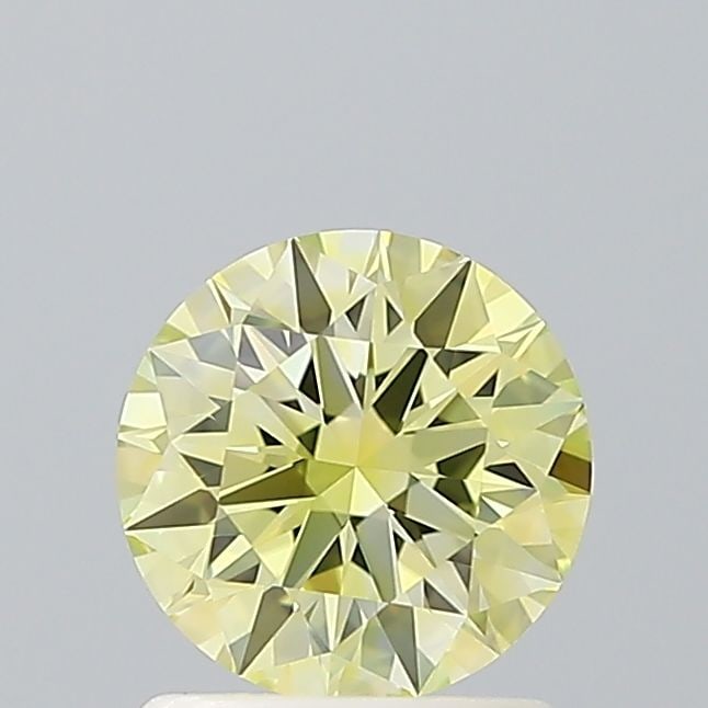Ideal Loose Diamond - ROUND 1.11ct Fancy Vivid Yellow VVS2: Ideal Loose Diamond - ROUND 1.11ct Fancy Vivid Yellow VVS2 Source: This is a real non-mined Diamond that has been grown in a lab Shape: ROUND Carats: 1.11 Color: Fancy Vivid Yellow Certification: IGI 