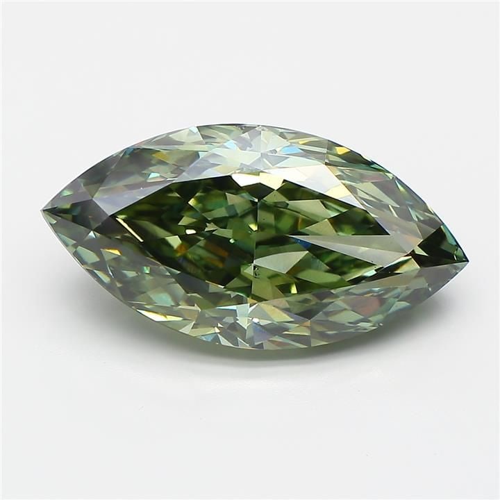 Loose Diamond - MARQUISE 6.3ct Fancy Vivid Green VS1: Loose Diamond - MARQUISE 6.3ct Fancy Vivid Green VS1 Source: This is a real non-mined Diamond that has been grown in a lab Shape: MARQUISE Carats: 6.3 Color: Fancy Vivid Green Certification: NONE Vide