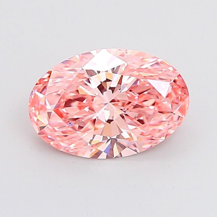 Loose Diamond - OVAL 2.58ct Fancy Vivid Pink VS1: Loose Diamond - OVAL 2.58ct Fancy Vivid Pink VS1 Source: This is a real non-mined Diamond that has been grown in a lab Shape: OVAL Carats: 2.58 Color: Fancy Vivid Pink Certification: IGI Video: