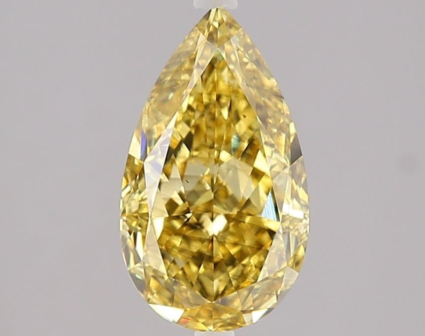 Loose Diamond - PEAR 2.05ct Fancy Intense Yellow SI1: Loose Diamond - PEAR 2.05ct Fancy Intense Yellow SI1 Source: This is a real non-mined Diamond that has been grown in a lab Shape: PEAR Carats: 2.05 Color: Fancy Intense Yellow Certification: IGI Video