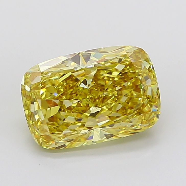 Loose Diamond - CUSHION MODIFIED 9.03ct Fancy Vivid Yellow VS1: Loose Diamond - CUSHION MODIFIED 9.03ct Fancy Vivid Yellow VS1 Source: This is a real non-mined Diamond that has been grown in a lab Shape: CUSHION MODIFIED Carats: 9.03 Color: Fancy Vivid Yellow Cert