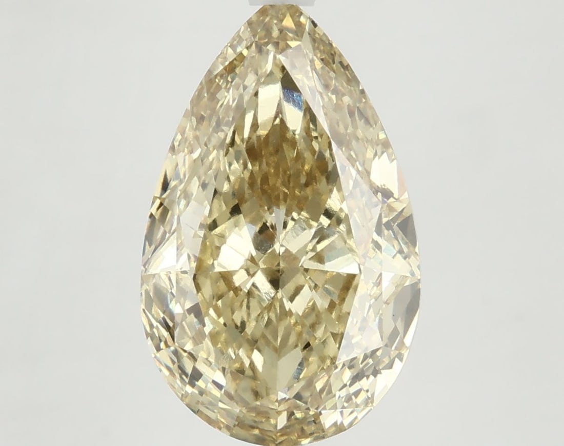Loose Diamond - PEAR 6.08ct Fancy Intense Yellow VS1 (1 of 1)
