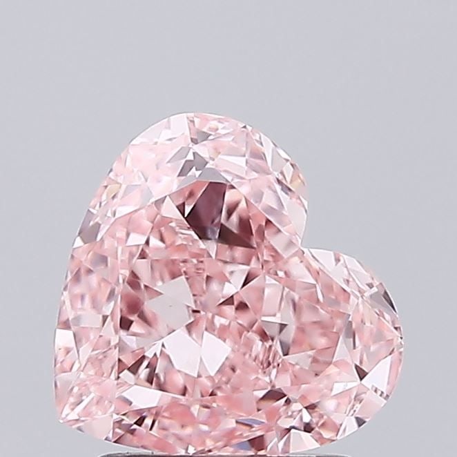 Loose Diamond - HEART 2.02ct Fancy Vivid Pink VS1: Loose Diamond - HEART 2.02ct Fancy Vivid Pink VS1 Source: This is a real non-mined Diamond that has been grown in a lab Shape: HEART Carats: 2.02 Color: Fancy Vivid Pink Certification: IGI Video: