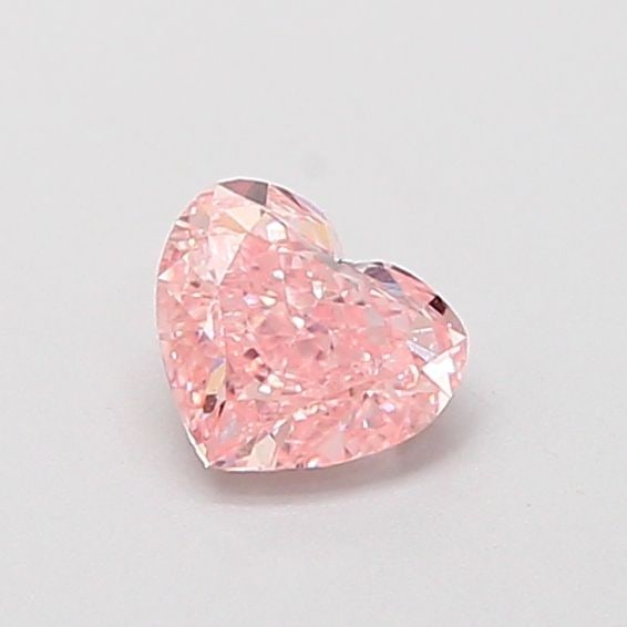 Loose Diamond - HEART 0.45ct Fancy Vivid Pink VVS2: Loose Diamond - HEART 0.45ct Fancy Vivid Pink VVS2 Source: This is a real non-mined Diamond that has been grown in a lab Shape: HEART Carats: 0.45 Color: Fancy Vivid Pink Certification: IGI The Diamon