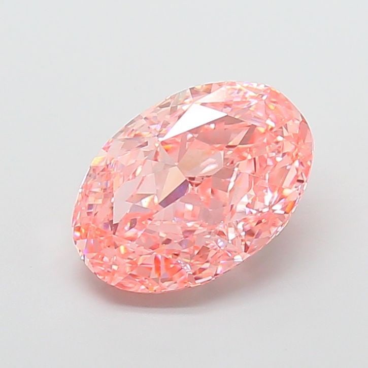 Loose Diamond - OVAL 7.01ct Fancy Vivid Pink VS1: Loose Diamond - OVAL 7.01ct Fancy Vivid Pink VS1 Source: This is a real non-mined Diamond that has been grown in a lab Shape: OVAL Carats: 7.01 Color: Fancy Vivid Pink Certification: IGI Video: