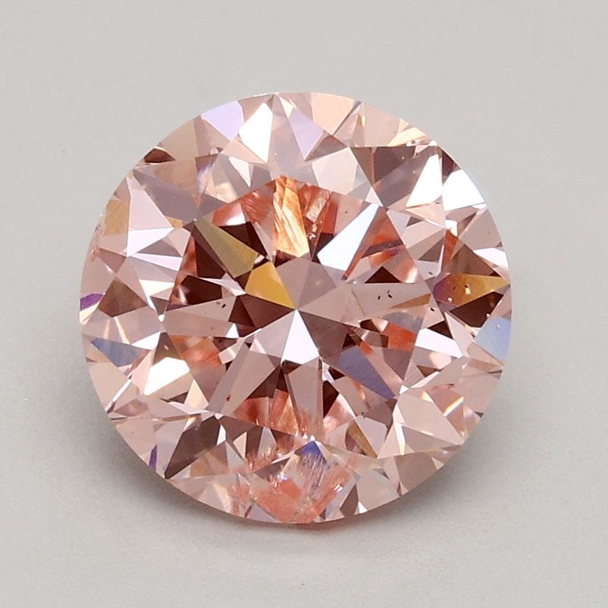 Loose Diamond - ROUND 1.7ct Fancy Intense Pink SI2: Loose Diamond - ROUND 1.7ct Fancy Intense Pink SI2 Source: This is a real non-mined Diamond that has been grown in a lab Shape: ROUND Carats: 1.7 Color: Fancy Intense Pink Certification: IGI Video: