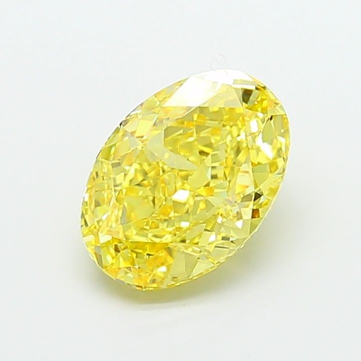 Loose Diamond - OVAL 4.02ct Fancy Vivid Yellow VS1: Loose Diamond - OVAL 4.02ct Fancy Vivid Yellow VS1 Source: This is a real non-mined Diamond that has been grown in a lab Shape: OVAL Carats: 4.02 Color: Fancy Vivid Yellow Certification: IGI Video: