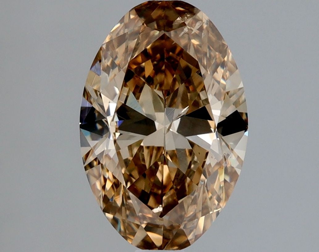 Loose Diamond - OVAL 1.3ct Fancy Brown Yellow SI2: Loose Diamond - OVAL 1.3ct Fancy Brown Yellow SI2 Source: Natural Shape: OVAL Carats: 1.3 Color: Fancy Brown Yellow Certification: GIA Video: