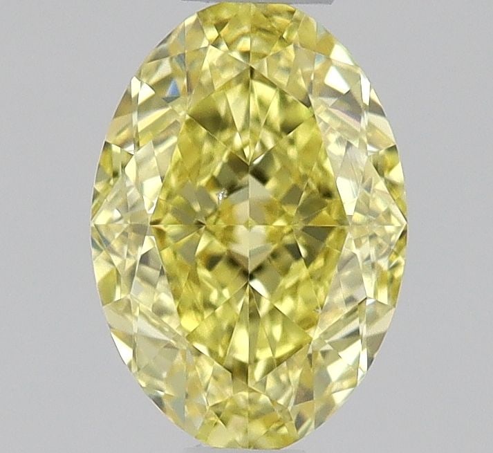 Loose Diamond - OVAL 0.55ct Fancy Intense Yellow VS2: Loose Diamond - OVAL 0.55ct Fancy Intense Yellow VS2 Source: Natural Shape: OVAL Carats: 0.55 Color: Fancy Intense Yellow Certification: GIA The Diamond Depot Guarantee: All items in this auction are 