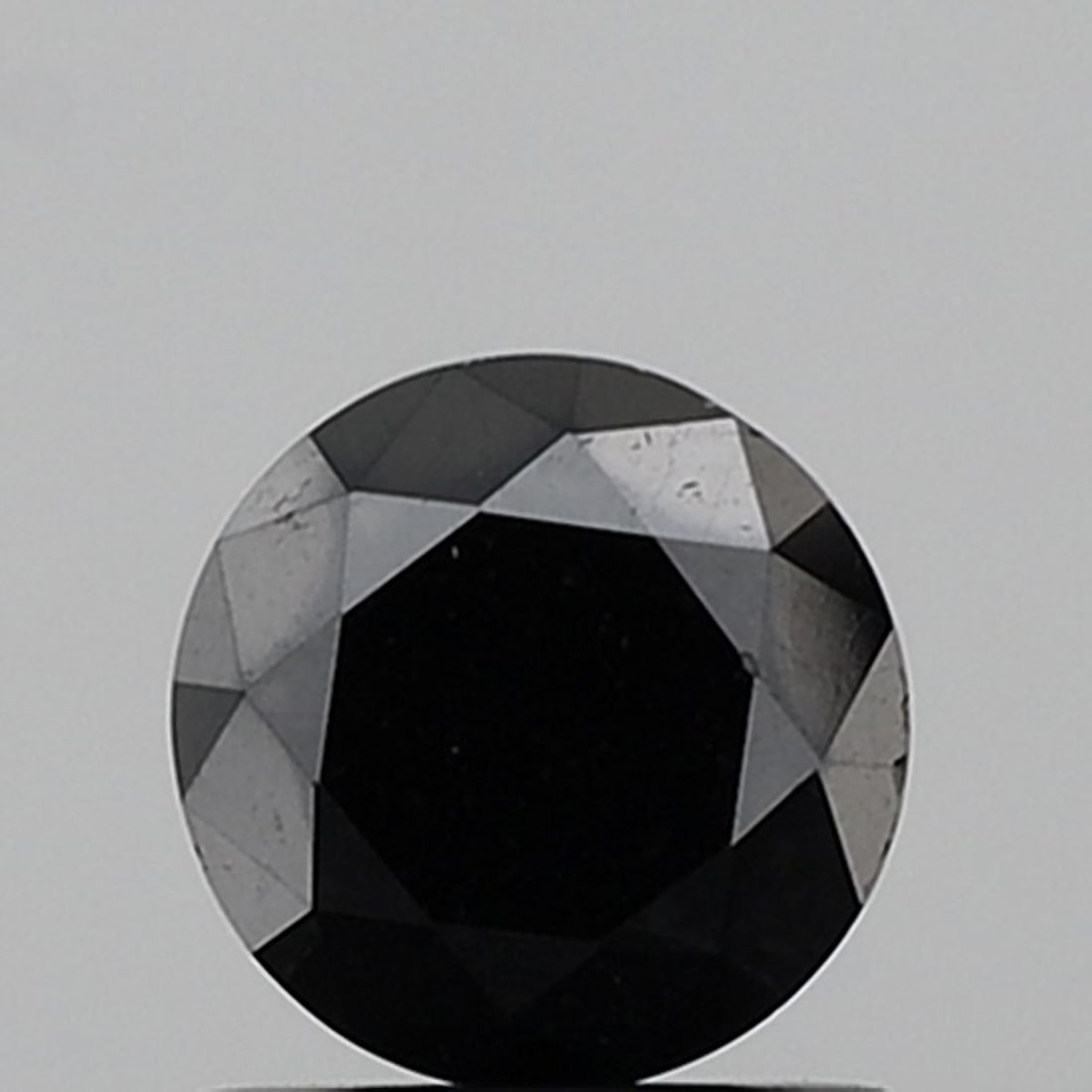 Loose Diamond - ROUND 1.11ct Fancy Black VS1: Loose Diamond - ROUND 1.11ct Fancy Black VS1 Source: Natural Shape: ROUND Carats: 1.11 Color: Fancy Black Certification: NONE Video: