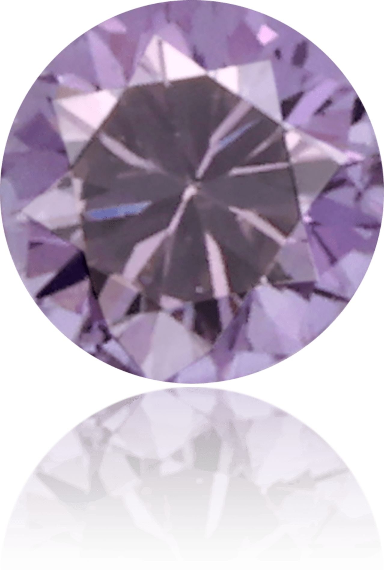 Loose Diamond - ROUND 0.08ct Fancy Purple SI1: Loose Diamond - ROUND 0.08ct Fancy Purple SI1 Source: Natural Shape: ROUND Carats: 0.08 Color: Fancy Purple Certification: GIA Video: