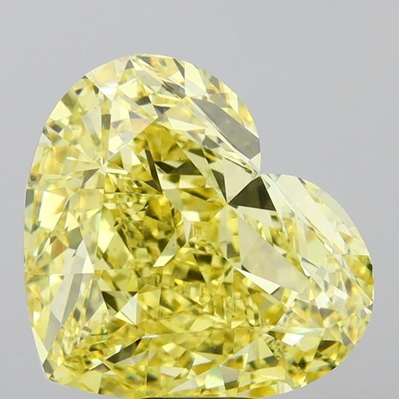 Loose Diamond - HEART 14.1ct Fancy Intense Yellow VS1: Loose Diamond - HEART 14.1ct Fancy Intense Yellow VS1 Source: This is a real non-mined Diamond that has been grown in a lab Shape: HEART Carats: 14.1 Color: Fancy Intense Yellow Certification: IGI Vid
