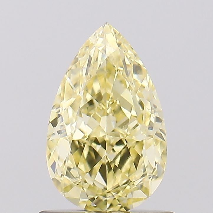 Loose Diamond - PEAR 1.02ct Fancy Yellow VS1: Loose Diamond - PEAR 1.02ct Fancy Yellow VS1 Source: This is a real non-mined Diamond that has been grown in a lab Shape: PEAR Carats: 1.02 Color: Fancy Yellow Certification: IGI Video:
