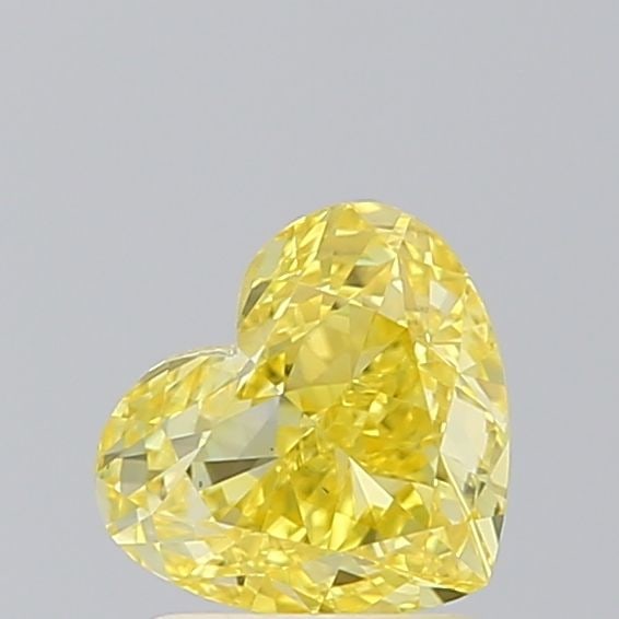 Loose Diamond - HEART 1.25ct Fancy Vivid Yellow VS1: Loose Diamond - HEART 1.25ct Fancy Vivid Yellow VS1 Source: This is a real non-mined Diamond that has been grown in a lab Shape: HEART Carats: 1.25 Color: Fancy Vivid Yellow Certification: IGI Video: