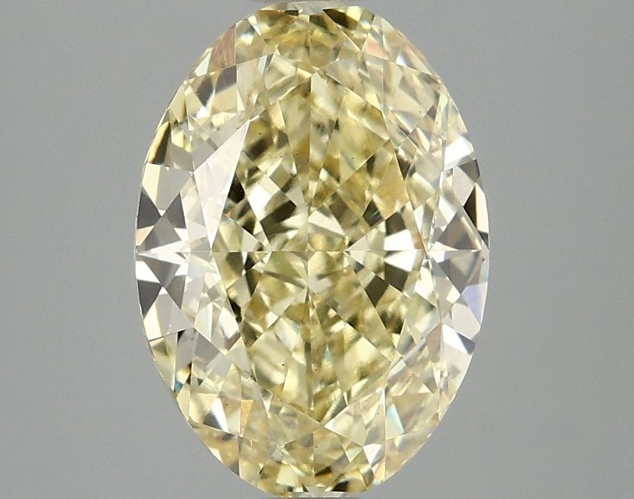 Loose Diamond - OVAL 3.1ct Fancy Intense Yellow VS2: Loose Diamond - OVAL 3.1ct Fancy Intense Yellow VS2 Source: This is a real non-mined Diamond that has been grown in a lab Shape: OVAL Carats: 3.1 Color: Fancy Intense Yellow Certification: IGI Video:
