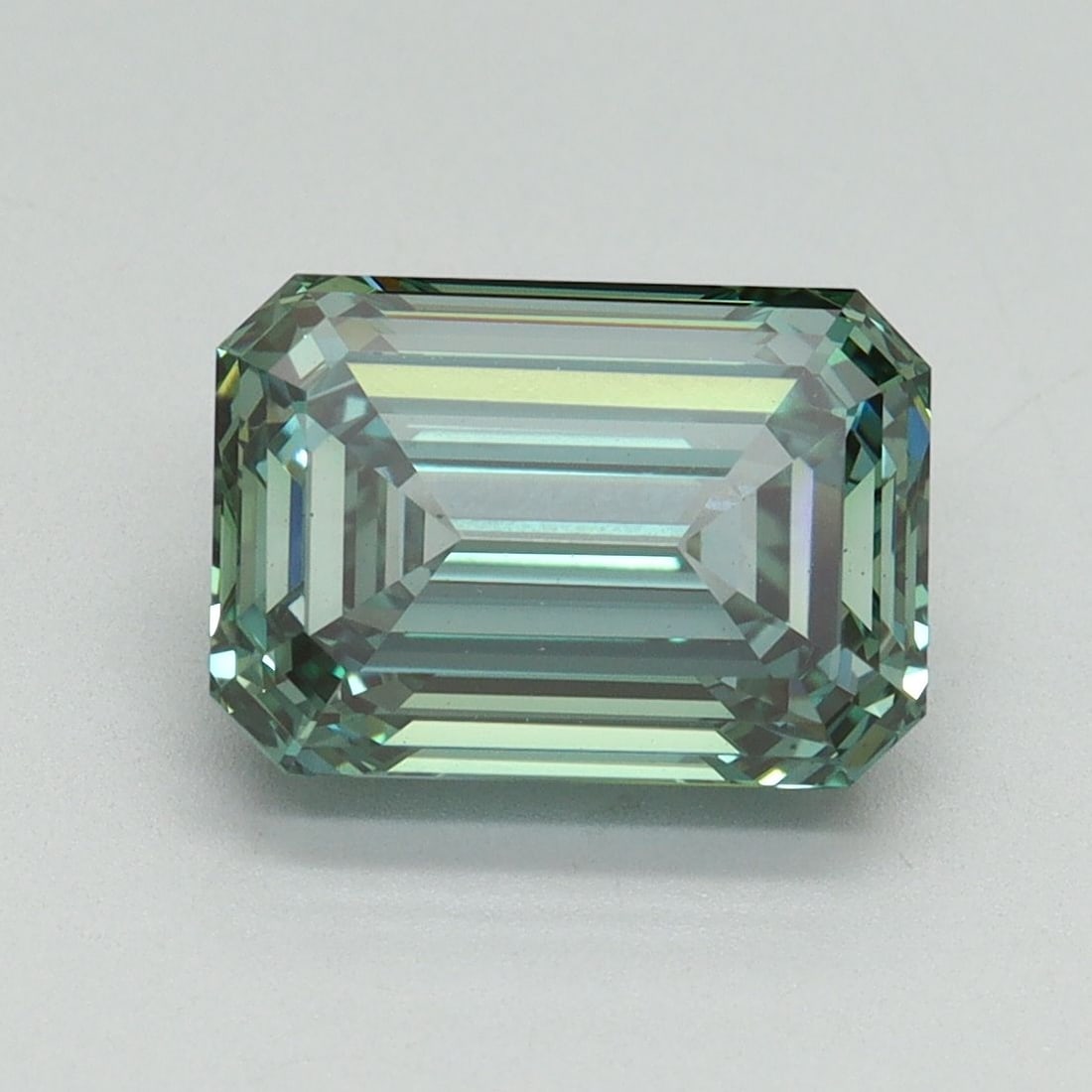 Loose Diamond - EMERALD 3.06ct Fancy Vivid Green VS2 (1 of 1)