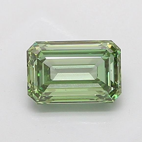 Loose Diamond - EMERALD 2.03ct Fancy Vivid Green VS1: Loose Diamond - EMERALD 2.03ct Fancy Vivid Green VS1 Source: This is a real non-mined Diamond that has been grown in a lab Shape: EMERALD Carats: 2.03 Color: Fancy Vivid Green Certification: IGI The D