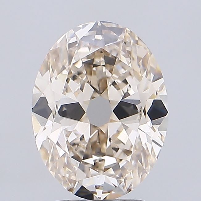 Loose Diamond - OVAL EUROPEAN CUT 3.5ct Very Light Brown VS1: Loose Diamond - OVAL EUROPEAN CUT 3.5ct Very Light Brown VS1 Source: This is a real non-mined Diamond that has been grown in a lab Shape: OVAL EUROPEAN CUT Carats: 3.5 Color: Very Light Brown Certific