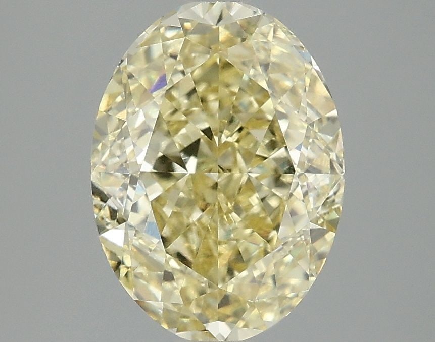 Loose Diamond - OVAL 3.09ct Fancy Intense Yellow VS1: Loose Diamond - OVAL 3.09ct Fancy Intense Yellow VS1 Source: This is a real non-mined Diamond that has been grown in a lab Shape: OVAL Carats: 3.09 Color: Fancy Intense Yellow Certification: IGI Video