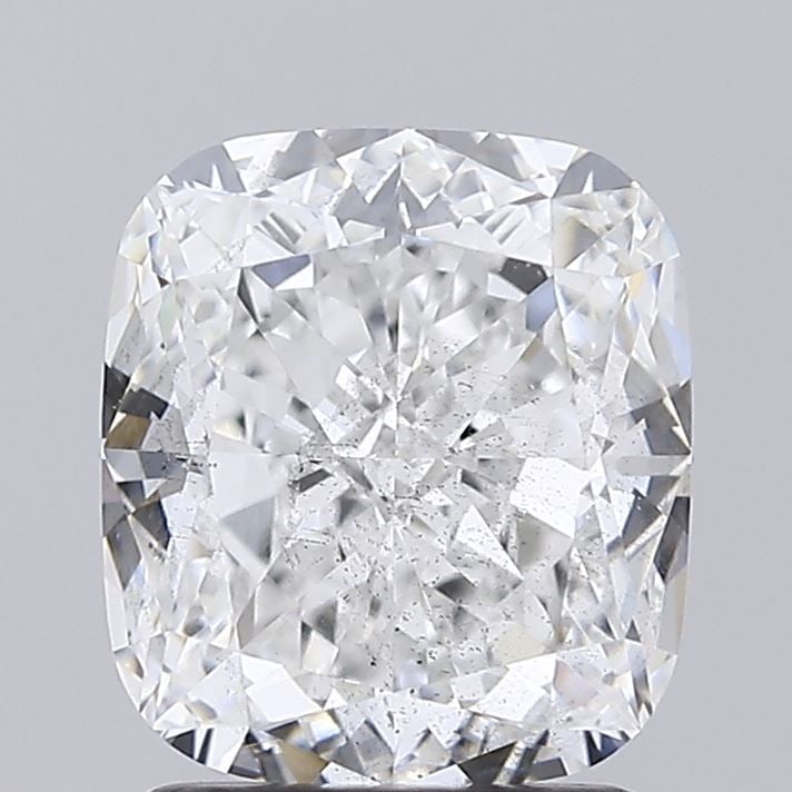 Loose Diamond - CUSHION MODIFIED 2.02ct E SI1: Loose Diamond - CUSHION MODIFIED 2.02ct E SI1 Source: This is a real non-mined Diamond that has been grown in a lab Shape: CUSHION MODIFIED Carats: 2.02 Color: E Clarity: SI1 Certification: IGI Video: