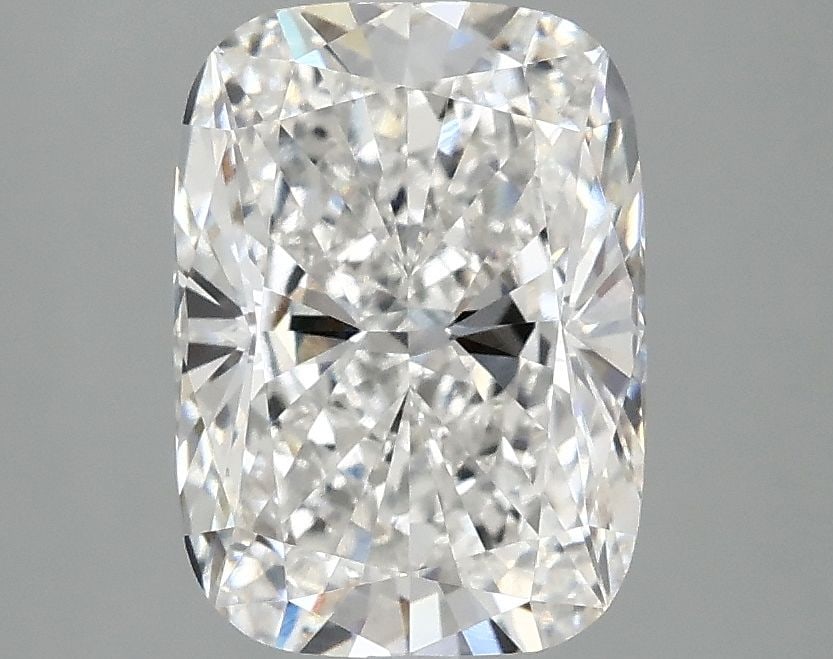 Loose Diamond - CUSHION MODIFIED 2.59ct F VVS2: Loose Diamond - CUSHION MODIFIED 2.59ct F VVS2 Source: This is a real non-mined Diamond that has been grown in a lab Shape: CUSHION MODIFIED Carats: 2.59 Color: F Clarity: VVS2 Certification: IGI Vide