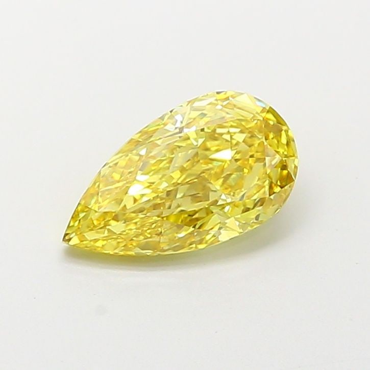 Loose Diamond - PEAR 1.61ct Fancy Vivid Yellow VVS2: Loose Diamond - PEAR 1.61ct Fancy Vivid Yellow VVS2 Source: This is a real non-mined Diamond that has been grown in a lab Shape: PEAR Carats: 1.61 Color: Fancy Vivid Yellow Certification: IGI Video:
