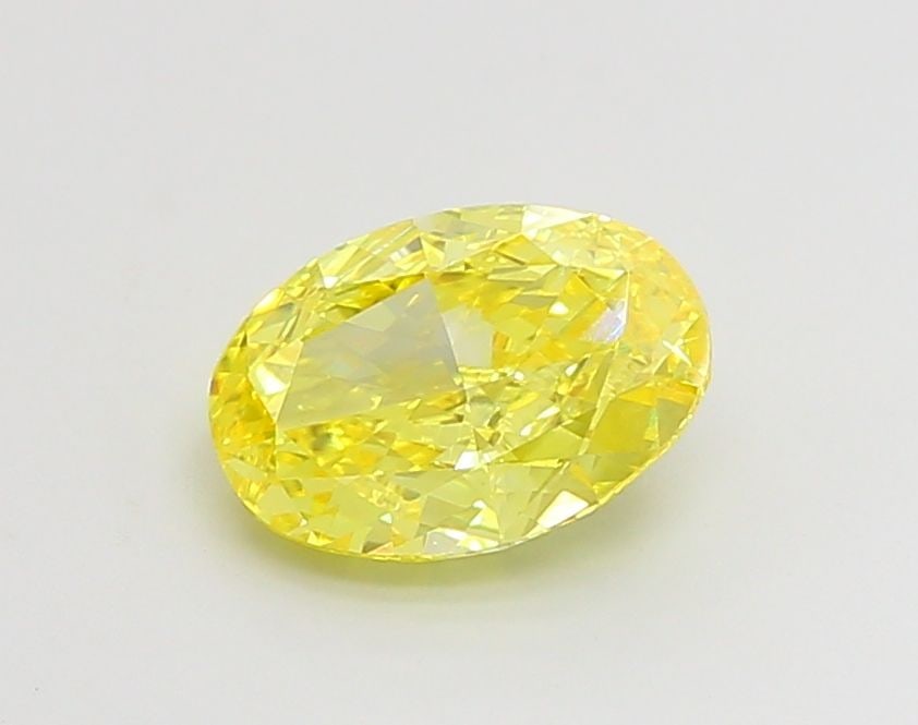 Loose Diamond - OVAL 1.68ct Fancy Vivid Yellow VVS2: Loose Diamond - OVAL 1.68ct Fancy Vivid Yellow VVS2 Source: This is a real non-mined Diamond that has been grown in a lab Shape: OVAL Carats: 1.68 Color: Fancy Vivid Yellow Certification: IGI Video: