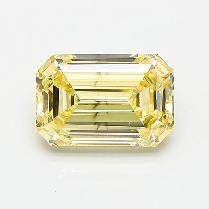 Loose Diamond - EMERALD 1.02ct Fancy Intense Yellow VS2: Loose Diamond - EMERALD 1.02ct Fancy Intense Yellow VS2 Source: This is a real non-mined Diamond that has been grown in a lab Shape: EMERALD Carats: 1.02 Color: Fancy Intense Yellow Certification: