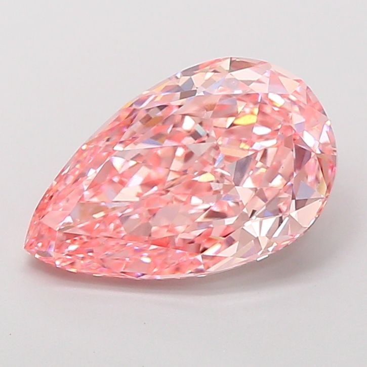 Loose Diamond - PEAR 4.33ct Fancy Vivid Pink VS1: Loose Diamond - PEAR 4.33ct Fancy Vivid Pink VS1 Source: This is a real non-mined Diamond that has been grown in a lab Shape: PEAR Carats: 4.33 Color: Fancy Vivid Pink Certification: IGI Video: Video