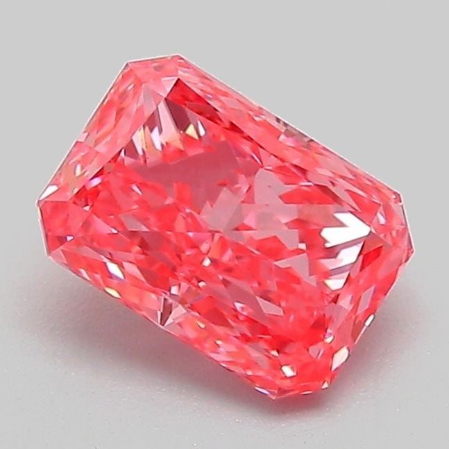 Loose Diamond - RADIANT 1.04ct Fancy Vivid Pink VS1: Loose Diamond - RADIANT 1.04ct Fancy Vivid Pink VS1 Source: This is a real non-mined Diamond that has been grown in a lab Shape: RADIANT Carats: 1.04 Color: Fancy Vivid Pink Certification: IGI Video: